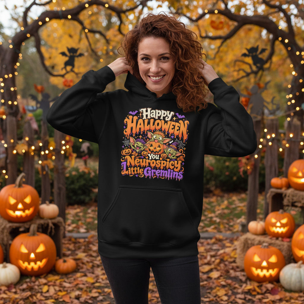 You neurospicy little gremlins Graphic Hoodie